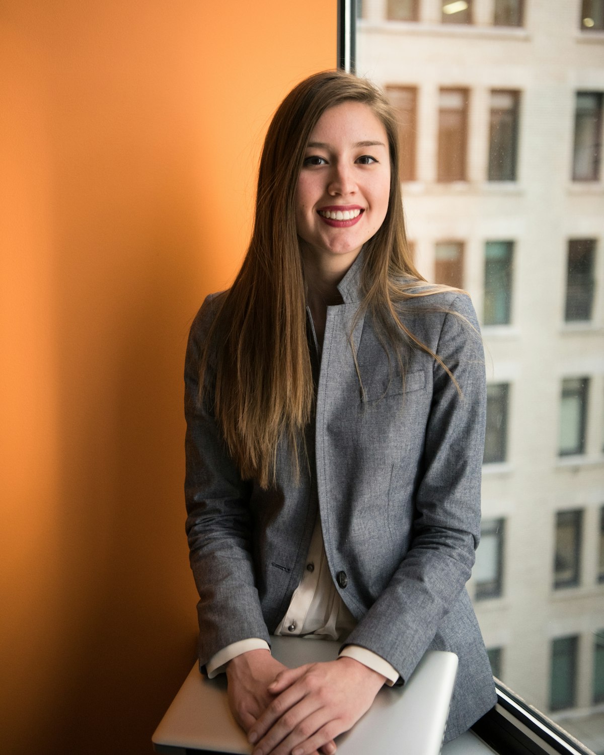 Professional in a bright office setting